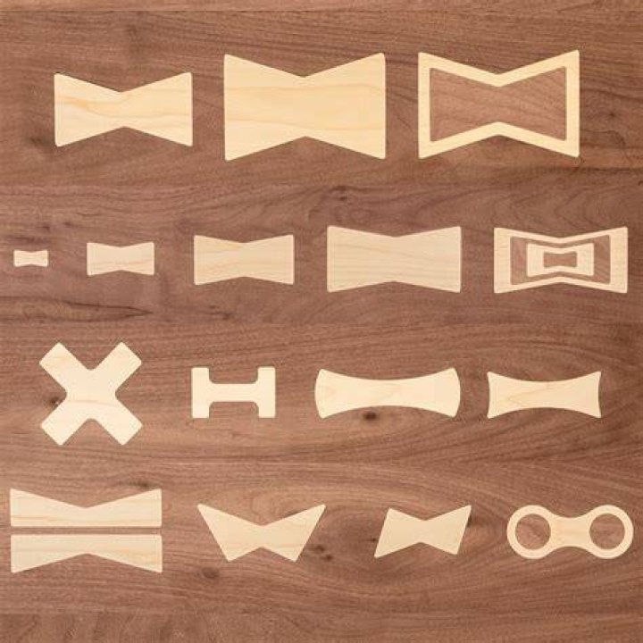 wood inlay bowtie to join two boards