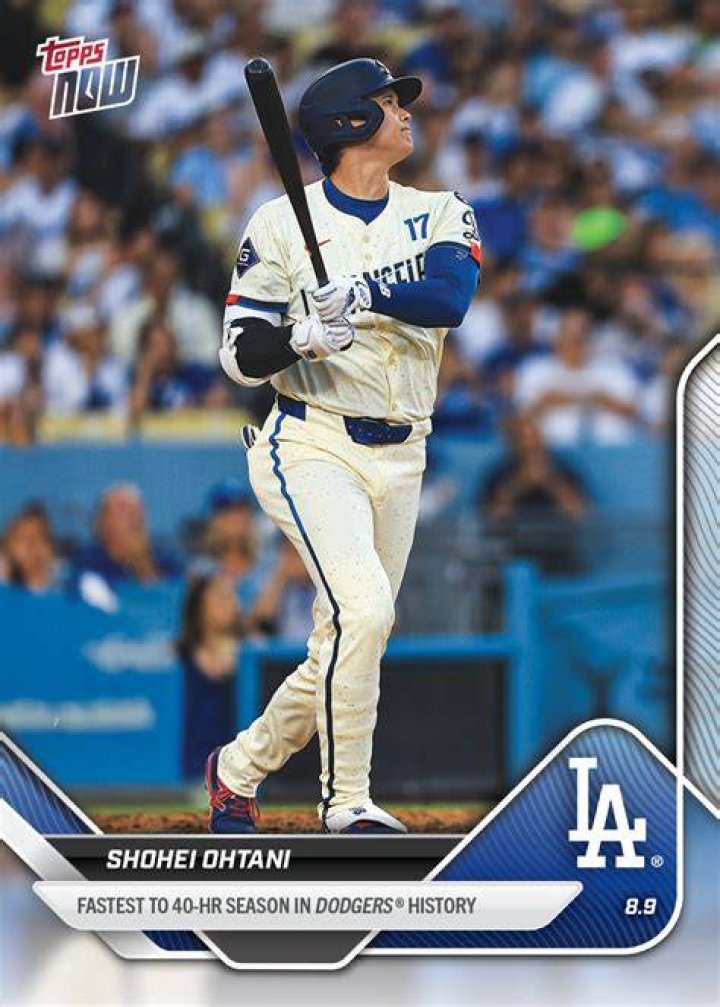 WOW! Fans Vote Shohei Ohtani as #1 Card in TOPPS Series 1 Baseball
