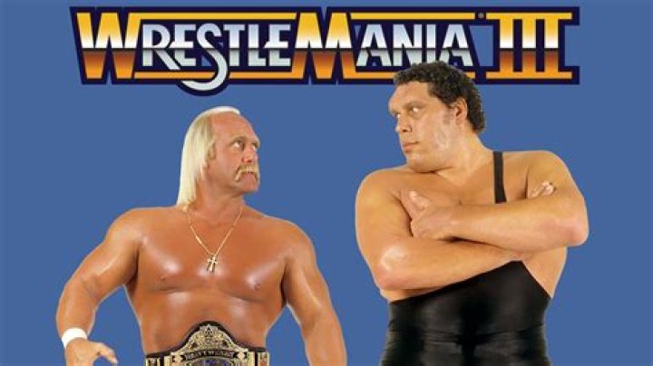 WrestleMania 3 Hulk Hogan Vs. Andre The Giant 