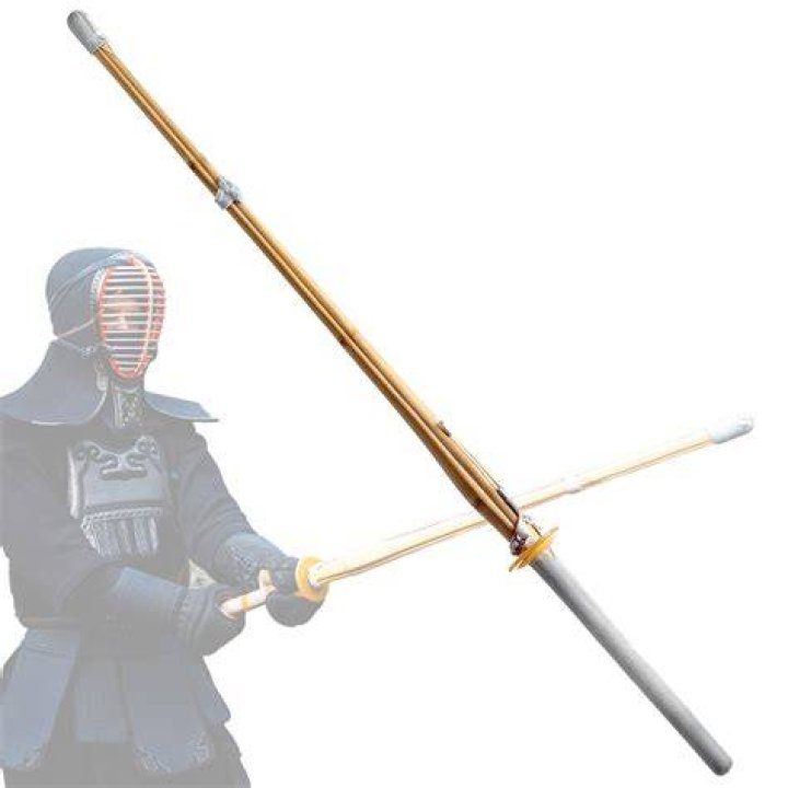 Xavier grabs kendo stick